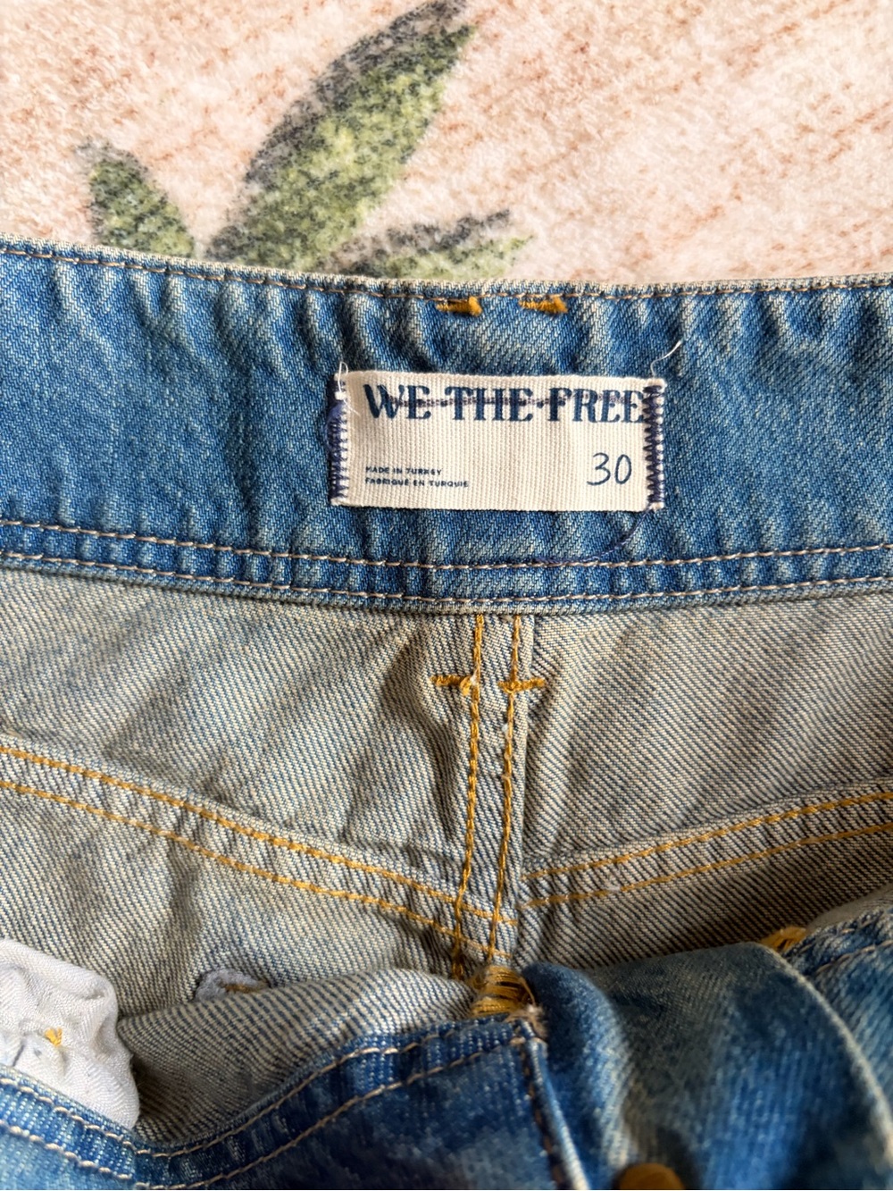 Free People Wide Leg Jeans - Picture 2 of 2